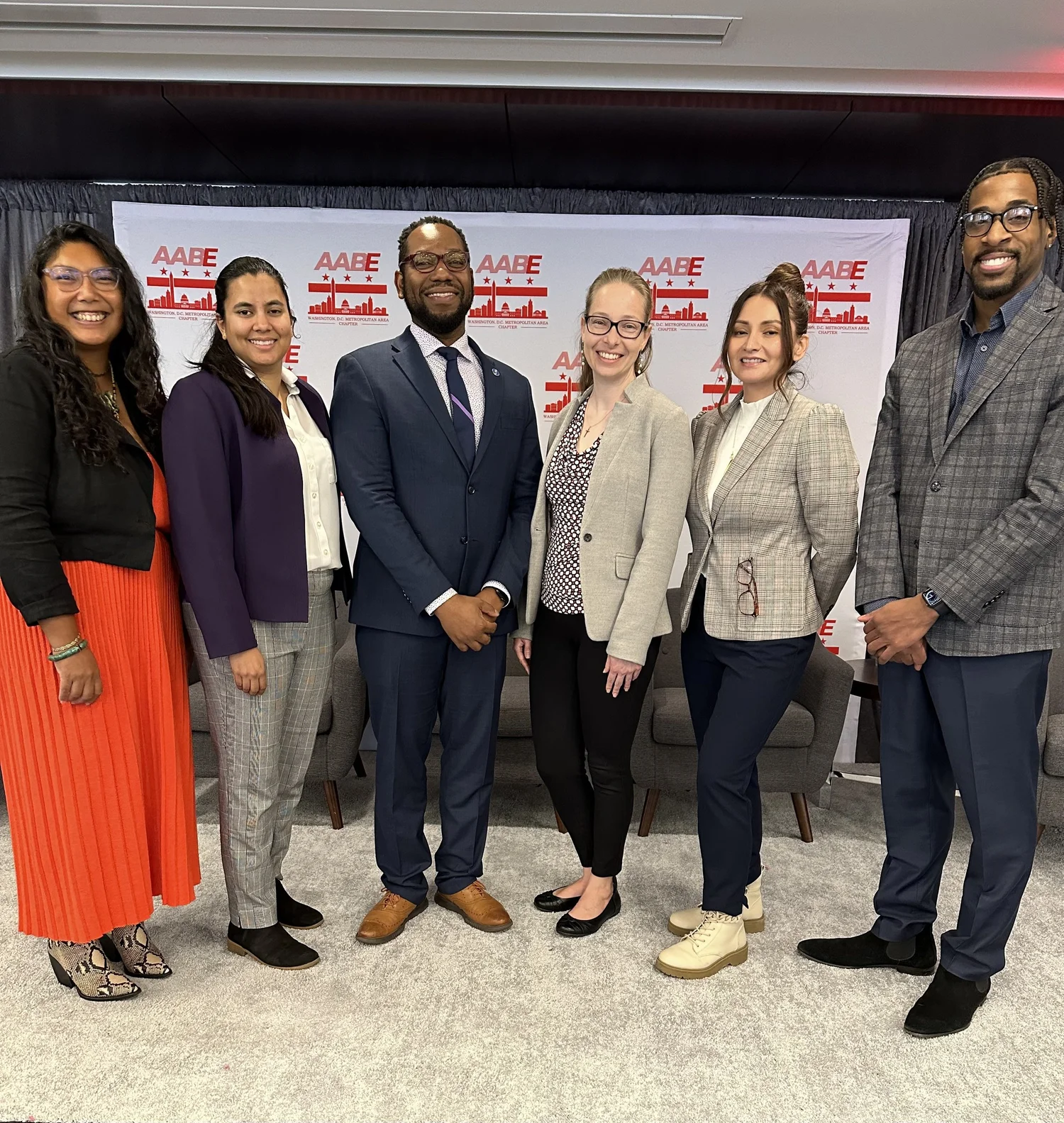 Chris Gunn with energy industry colleagues at a national conference